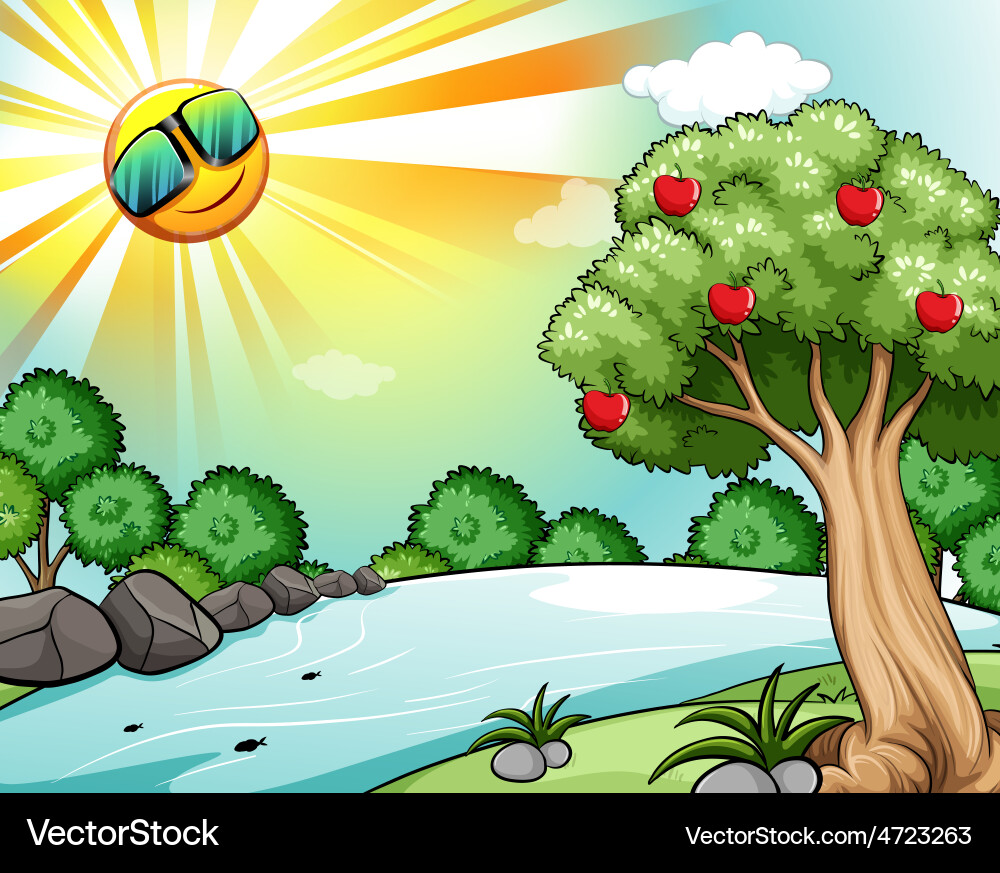 Scenery Royalty Free Vector Image - VectorStock