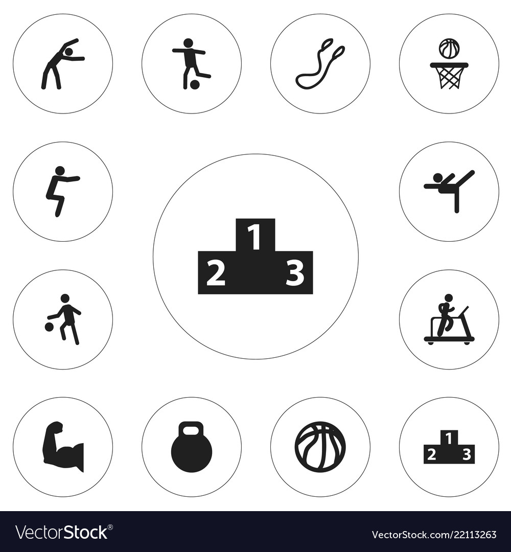 Set of 12 editable training icons includes