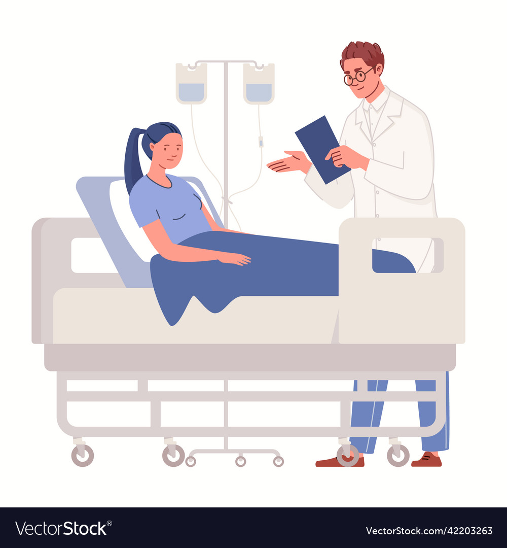 Stationary treatment hospitalization concept