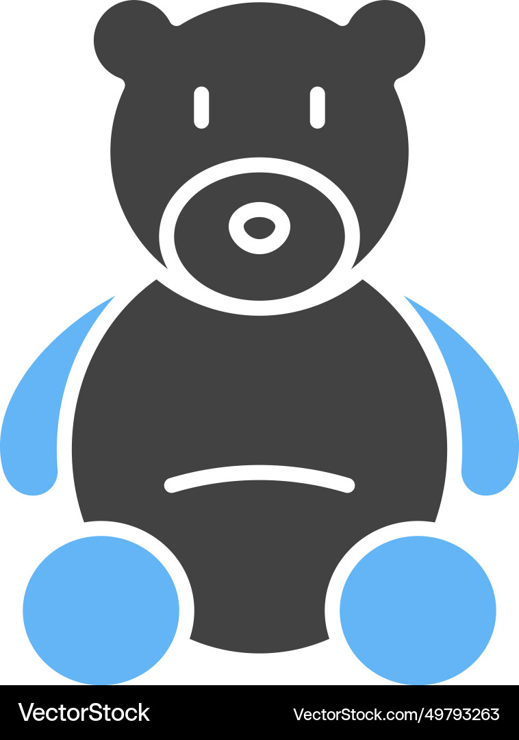 Teddy bear icon image Royalty Free Vector Image