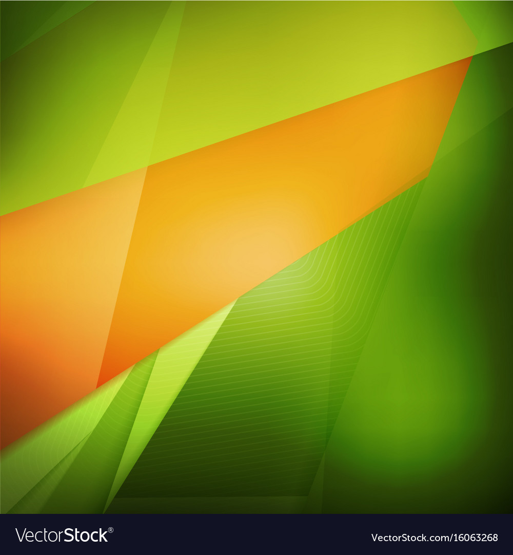 Abstract background soft blurred green and orange