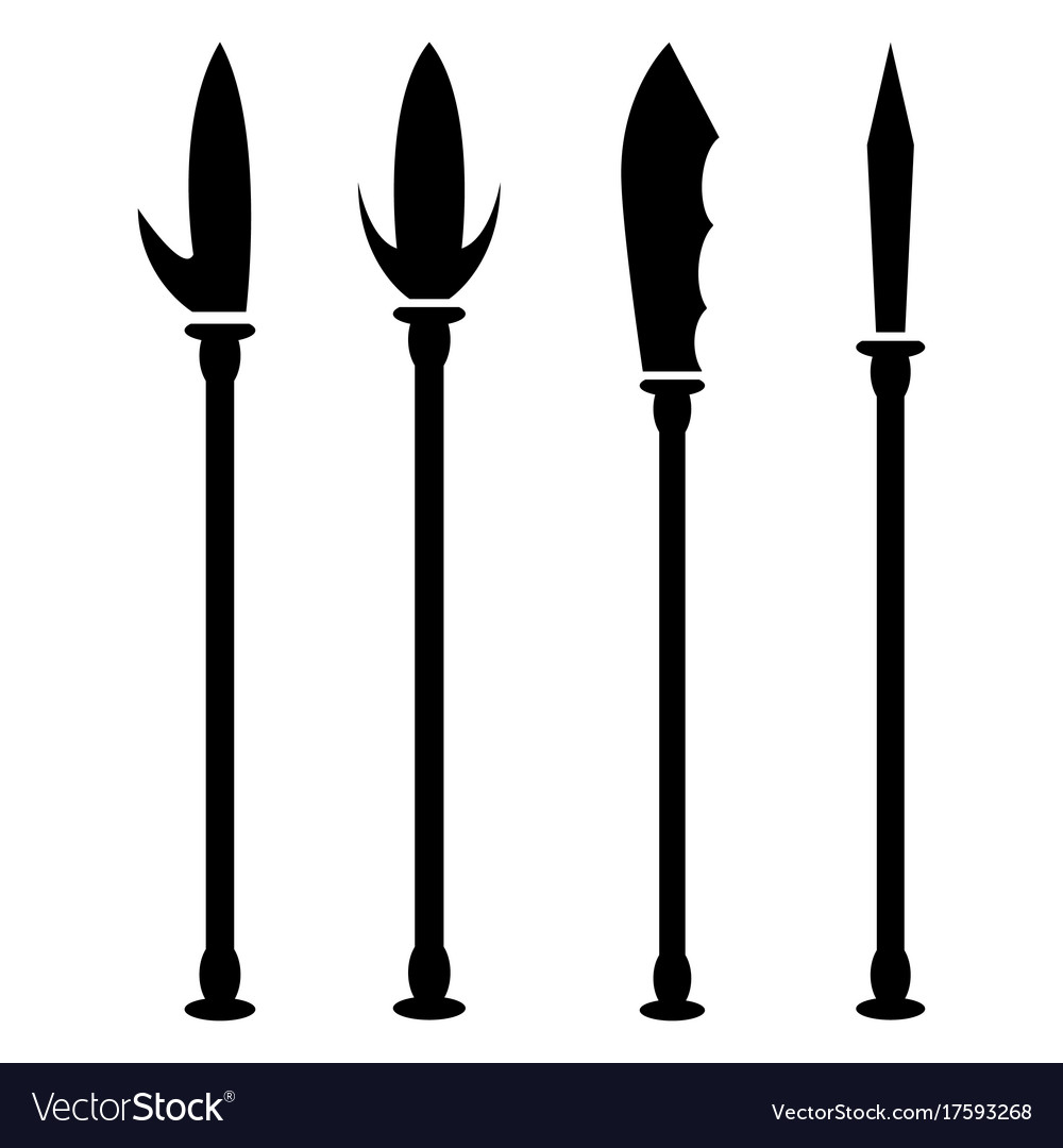 Spear icon set Royalty Free Vector Image - VectorStock