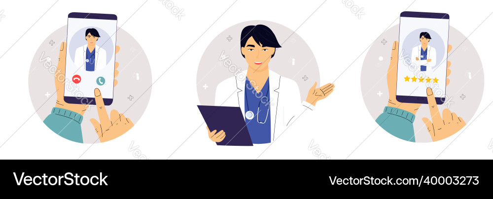Vr set2 Royalty Free Vector Image - VectorStock