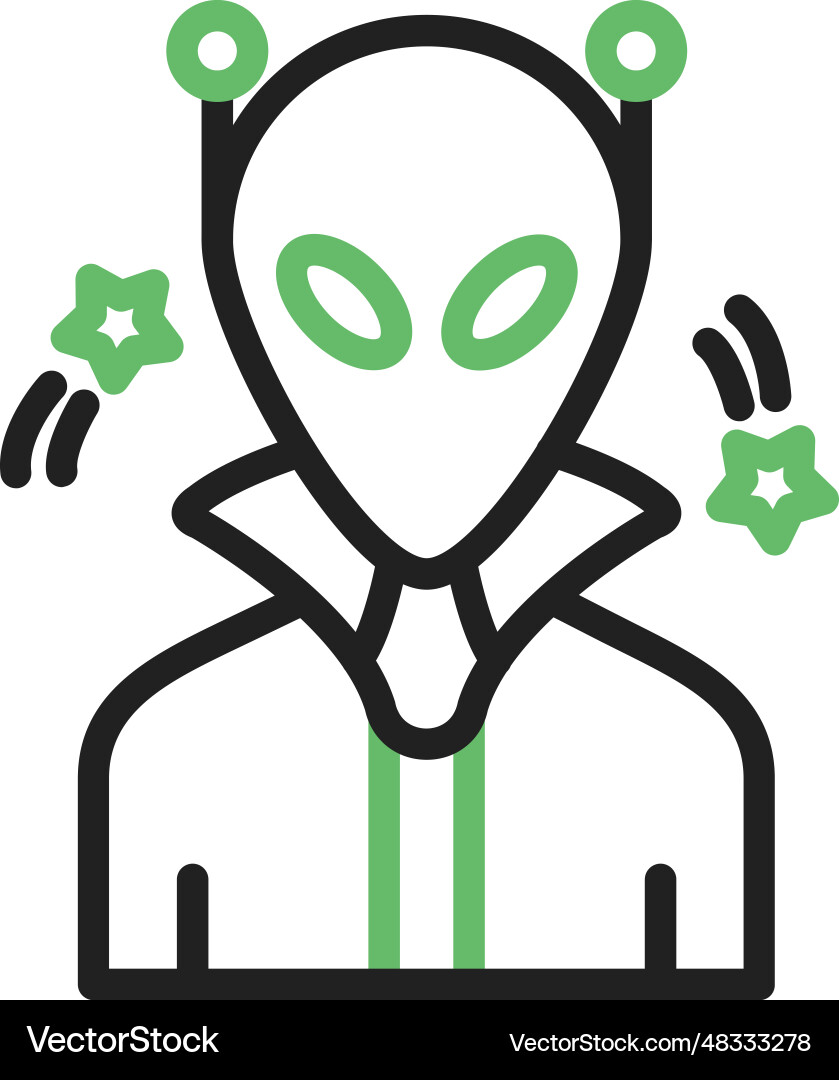 Alien icon image Royalty Free Vector Image - VectorStock