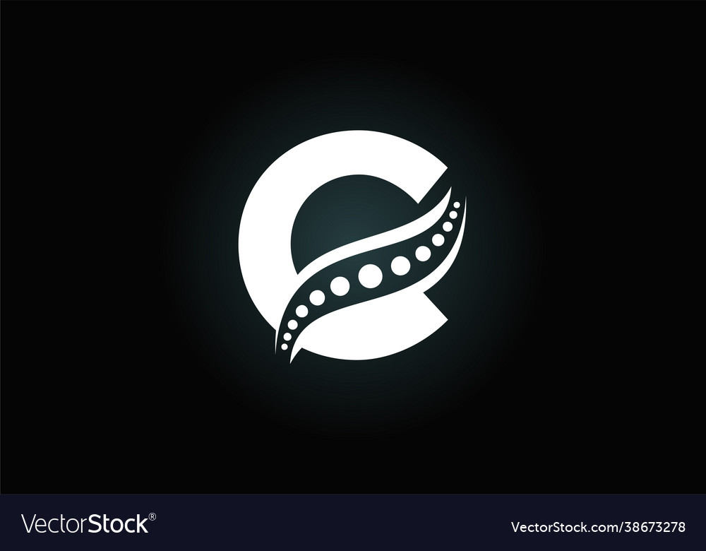 Initial c monogram letter alphabet Royalty Free Vector Image