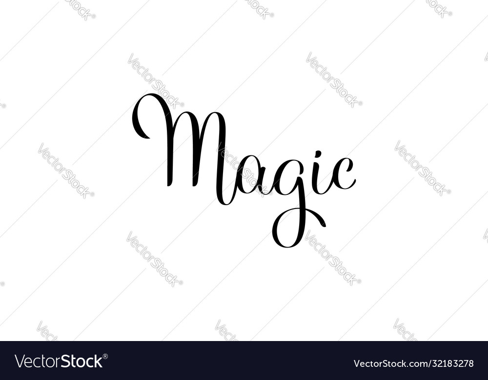 Trendy handwritten quote Royalty Free Vector Image