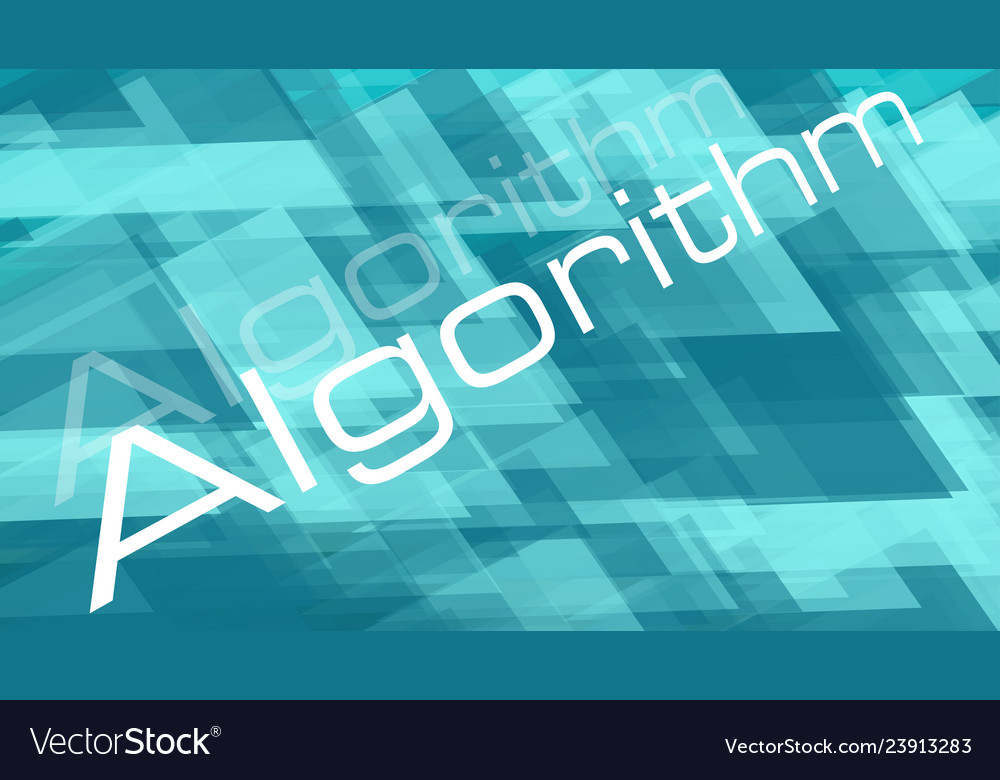 Artificial intelligence algorithm symbol concept