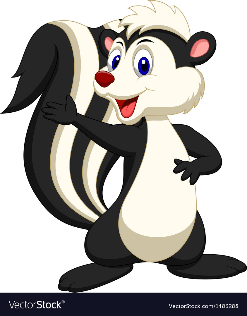 Cute Skunk Line Art Free Clip Art - vrogue.co