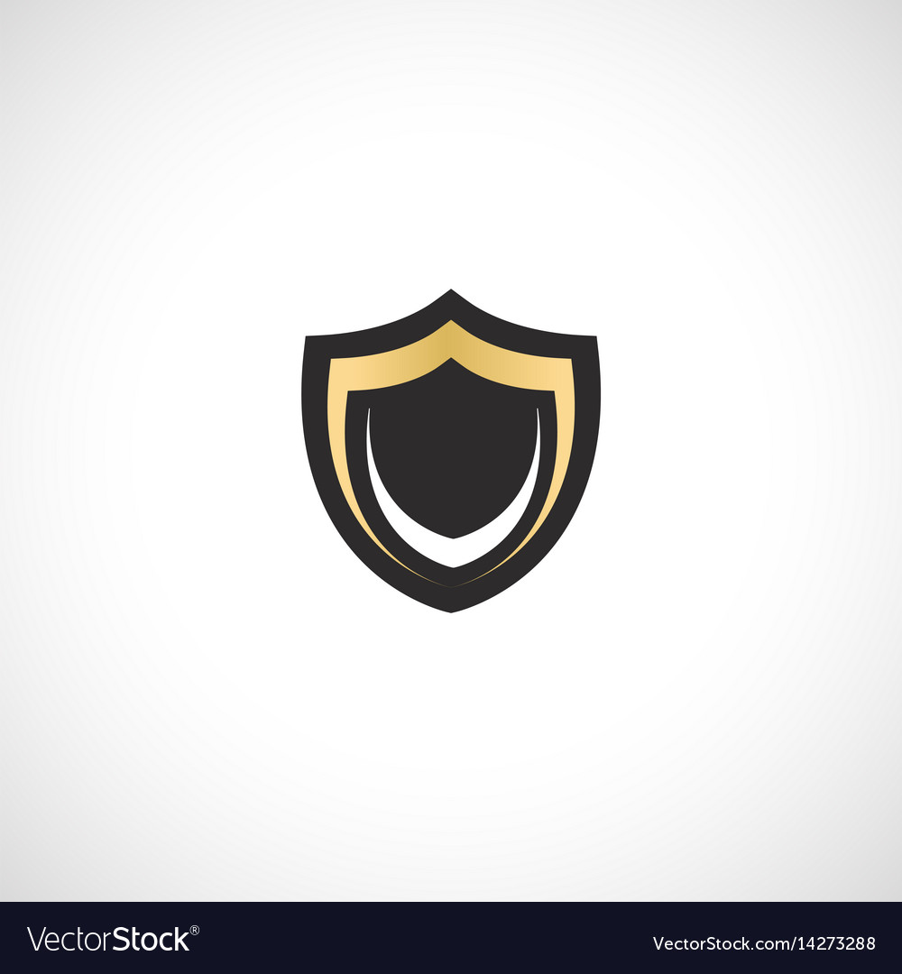 Isolated abstract medieval shield logo coat Vector Image