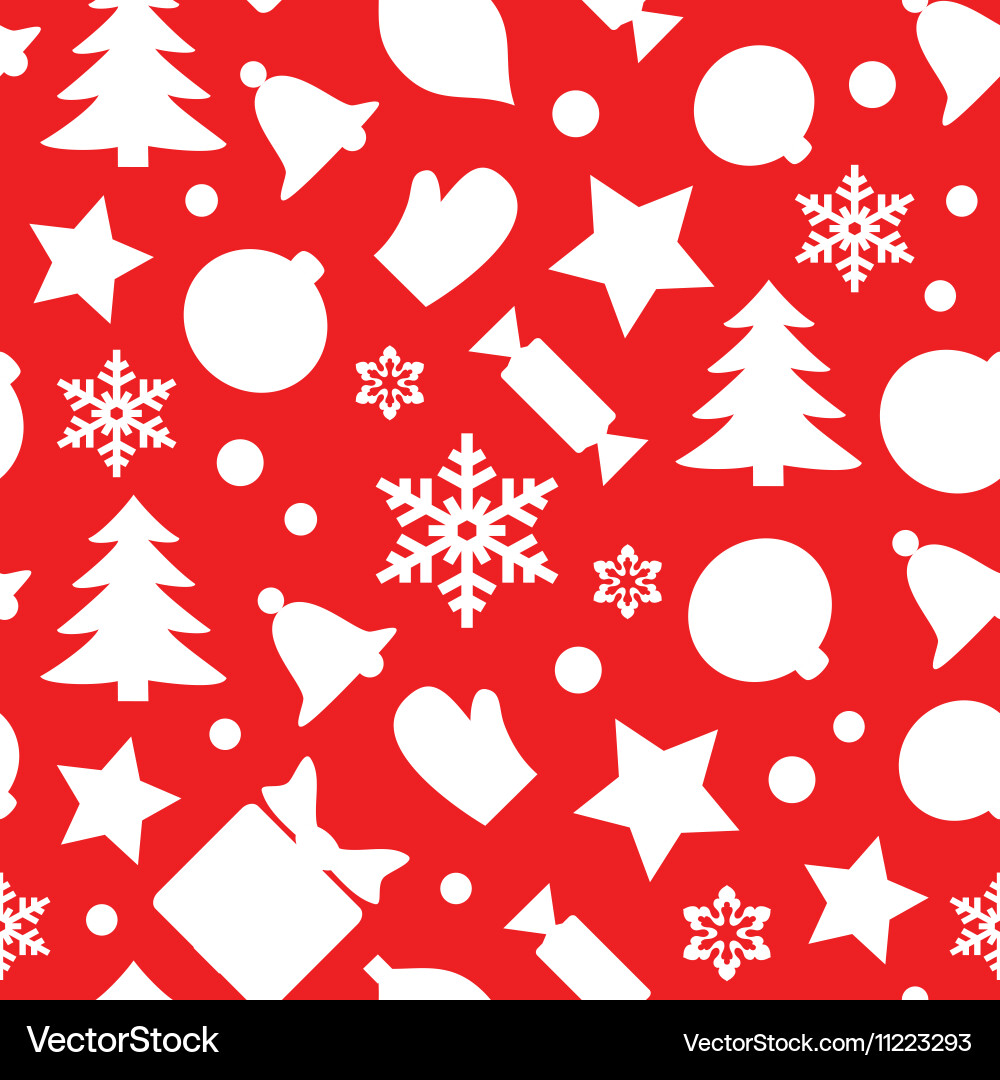 Christmas seamless pattern Royalty Free Vector Image