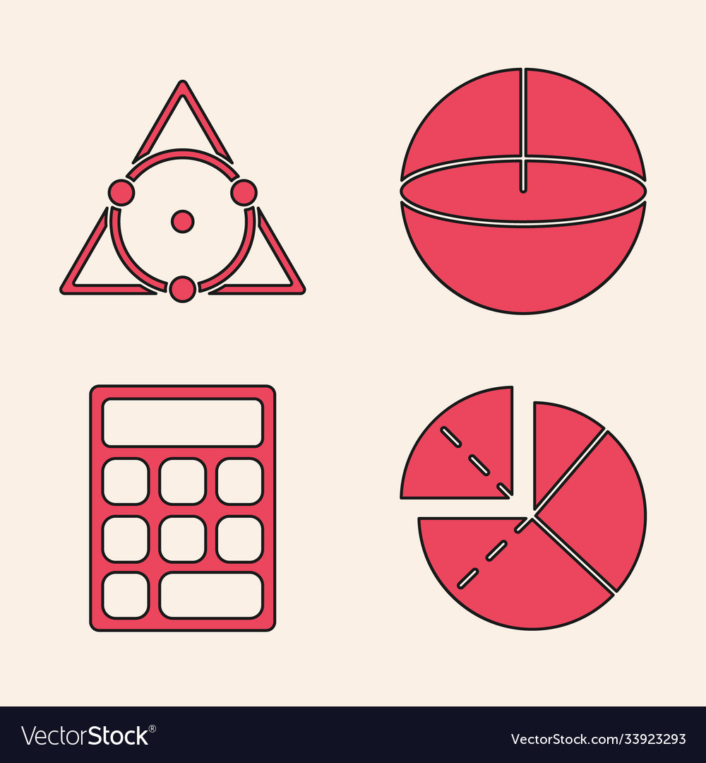 Set graph schedule chart diagram triangle math