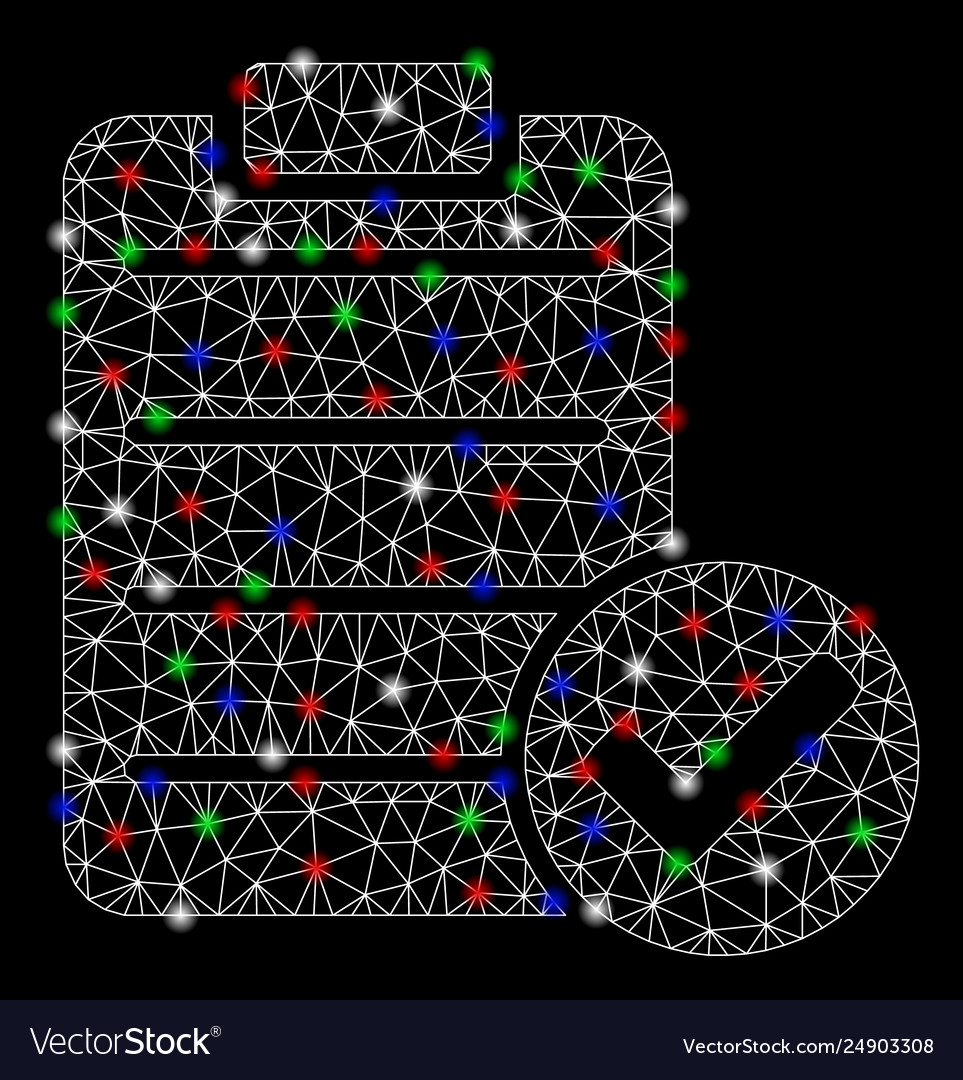Bright mesh 2d approve list with flash spots