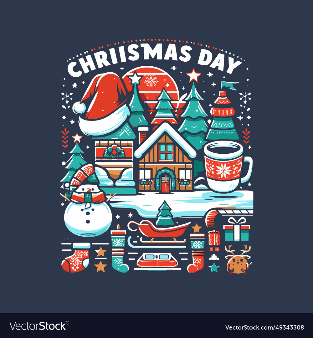 Christmas svg t shirt design template