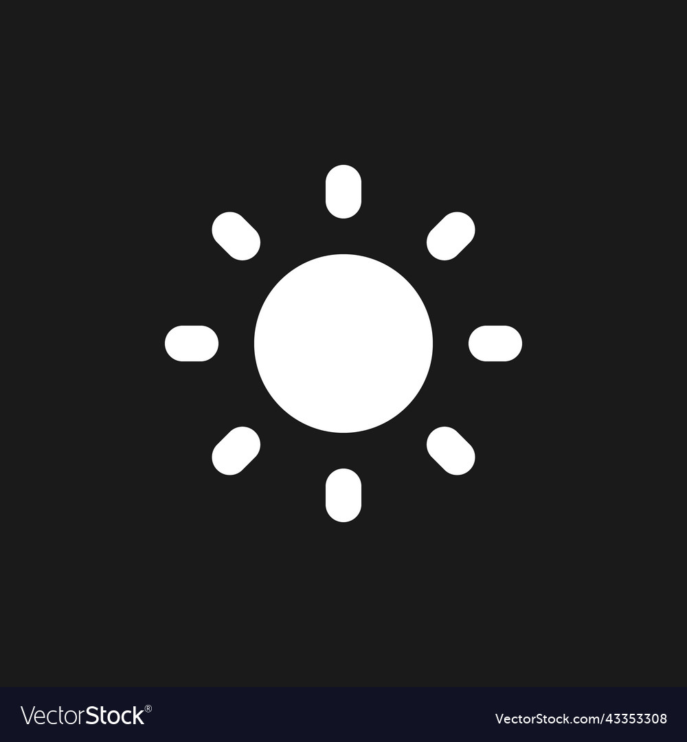 Light mode dark glyph ui icon Royalty Free Vector Image