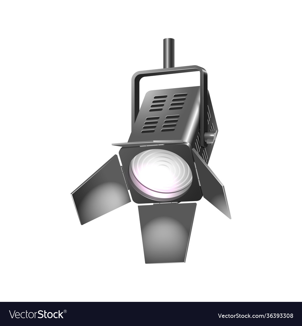 Spotlight realistic Royalty Free Vector Image - VectorStock