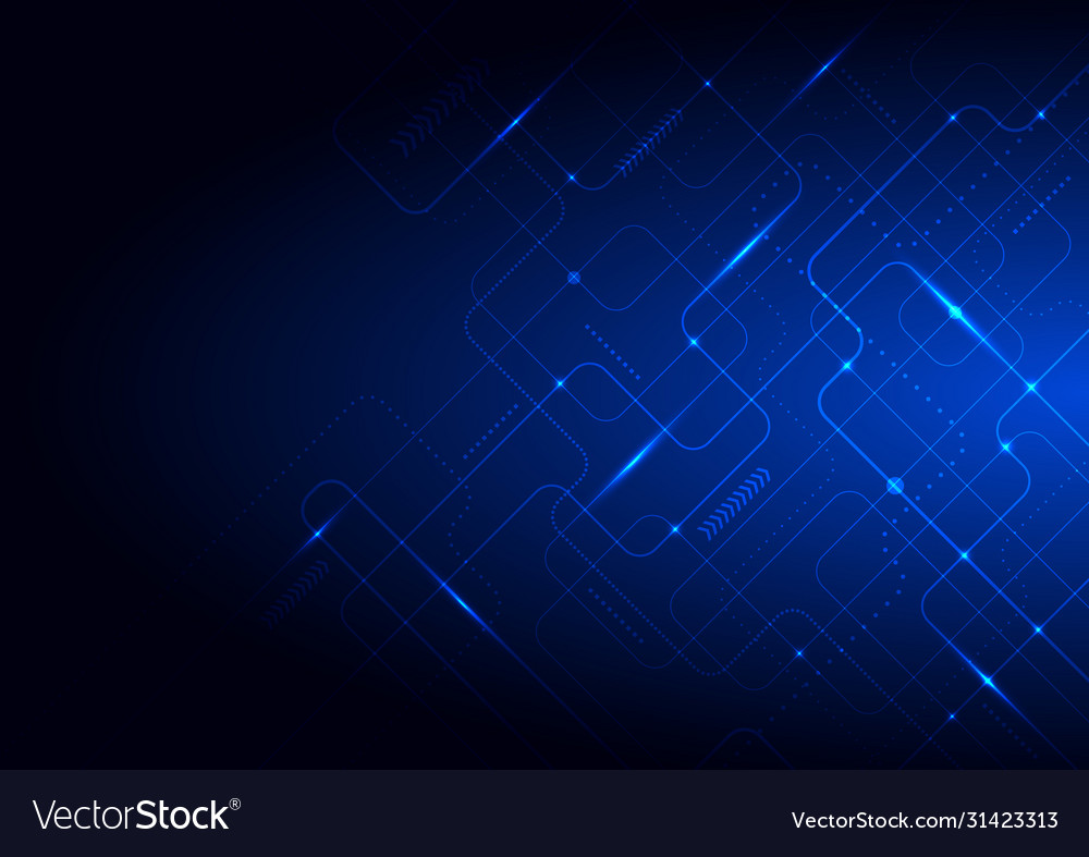 Abstract technology futuristic concept glowing Vector Image