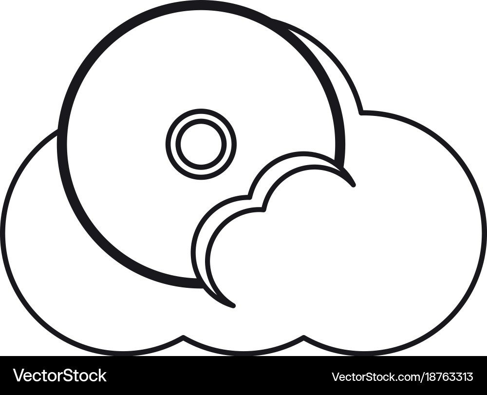 Cloud storage design concept Royalty Free Vector Image