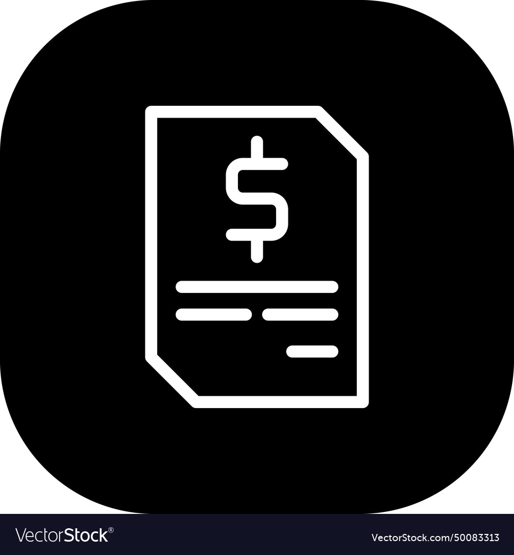 Contract job business icon with black filled line