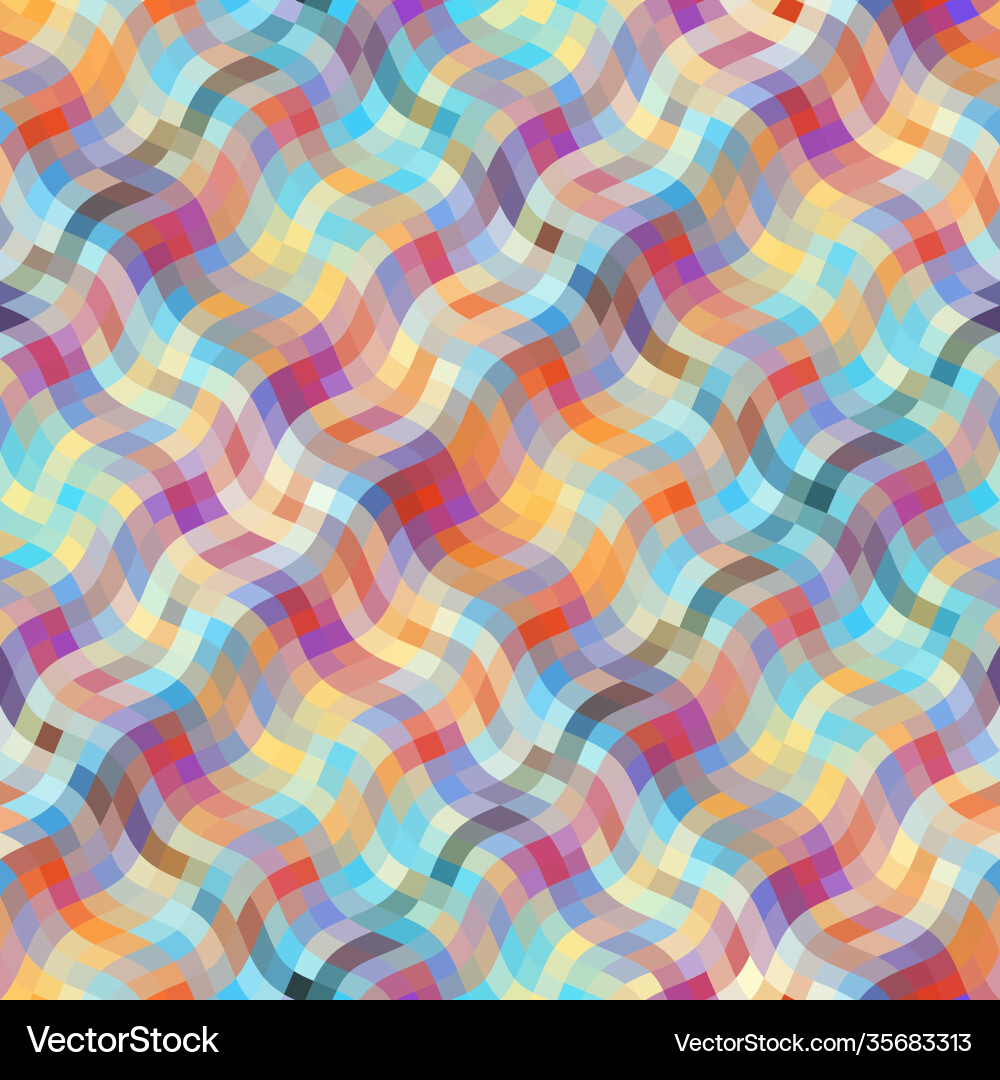 Geometric abstract pattern in low poly style Vector Image