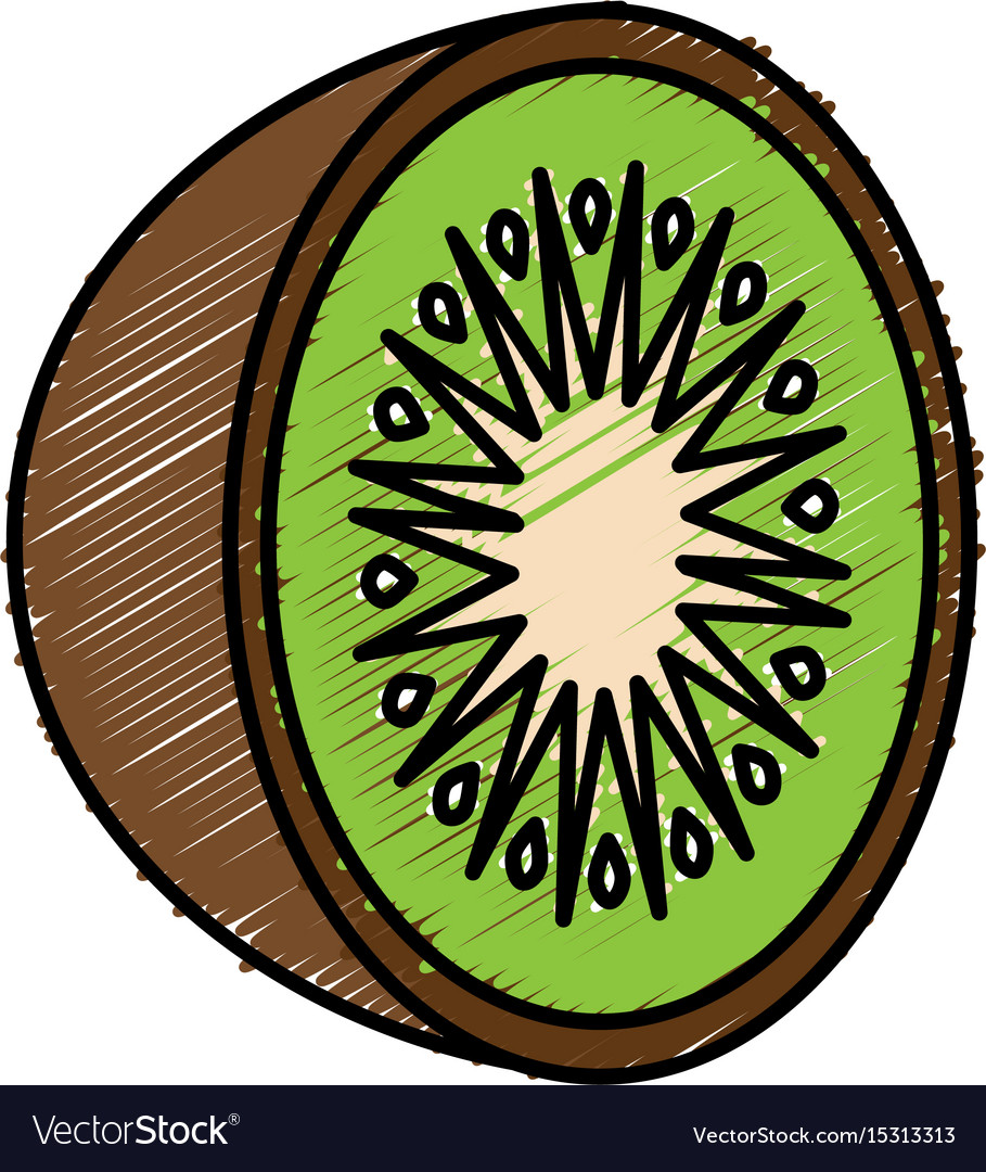 Kiwi Obst-Symbol