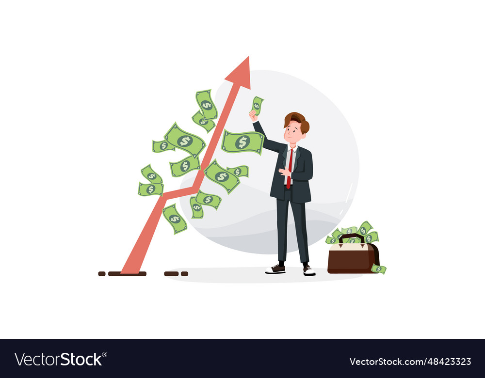 Business activities concept flat isolated Vector Image