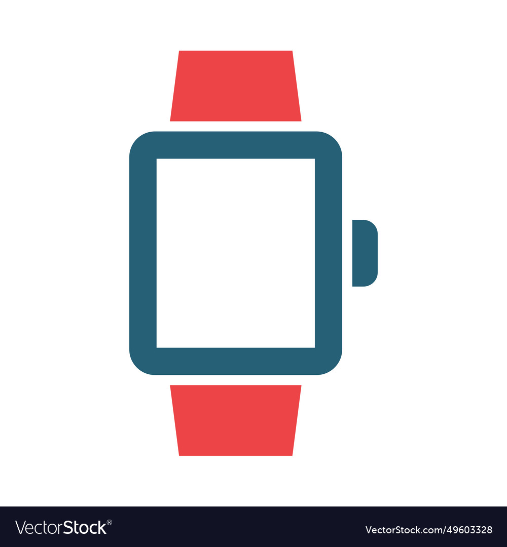 Smartwatch glyph zwei Farbsymbole für persönliche