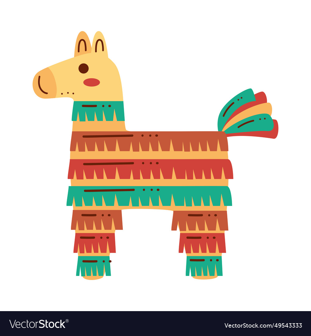 Horse pinata Royalty Free Vector Image - VectorStock