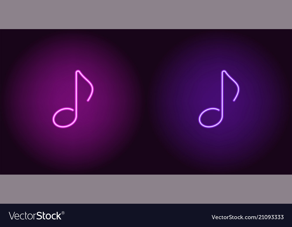 Neon Icon Purple And Violet Musical Note Vector Image Search more than 600,000 icons for web & desktop here. vectorstock