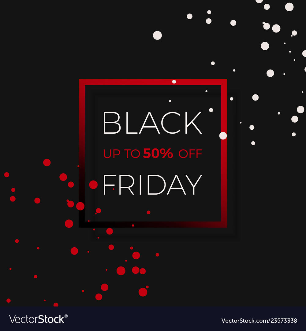 black-friday-discount-sale-promo-banner-design-vector-image