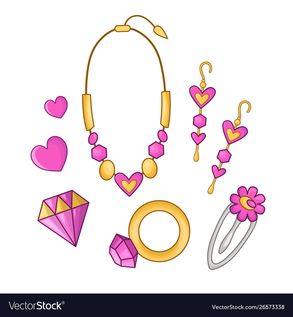 Kawaii girls stuff Royalty Free Vector Image - VectorStock