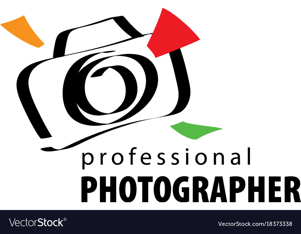 Logo for photographer Royalty Free Vector Image