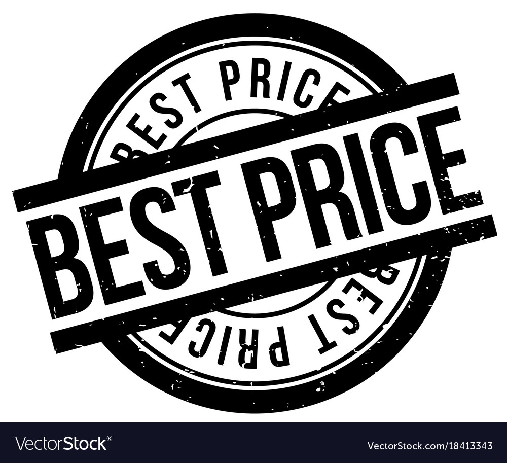 Best price rubber stamp Royalty Free Vector Image