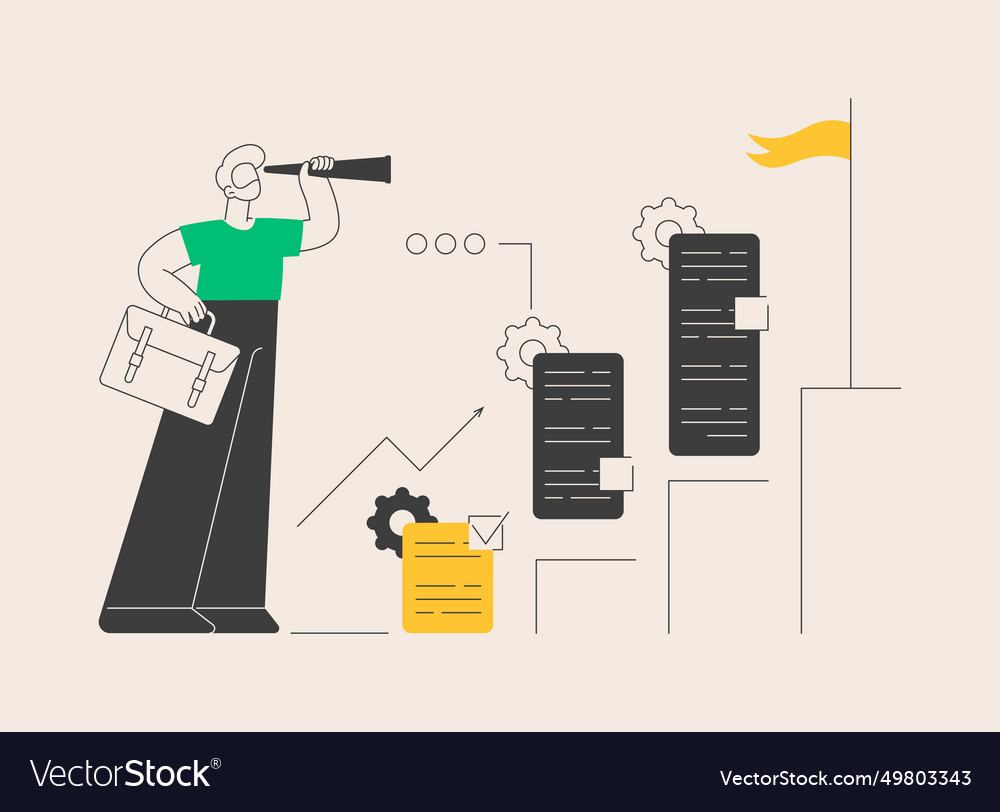 Business mission abstract concept