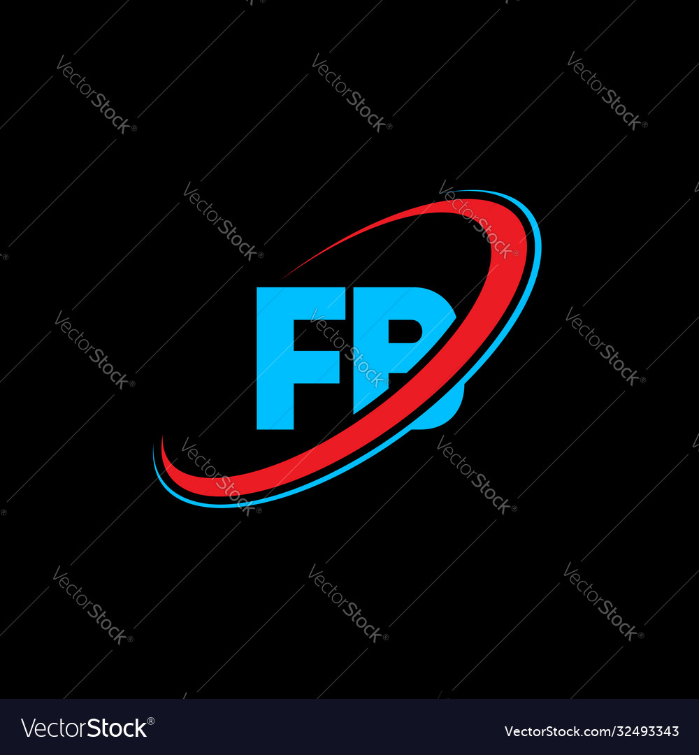 Fb f b letter logo design initial