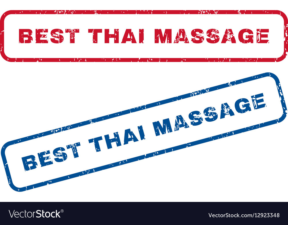 Best thai massage rubber stamps