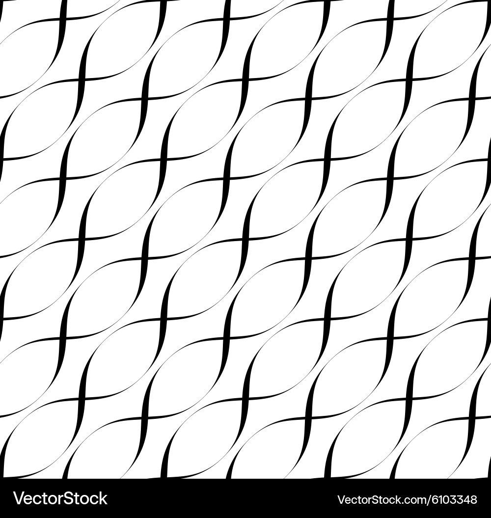 Black and white geometric seamless pattern Vector Image