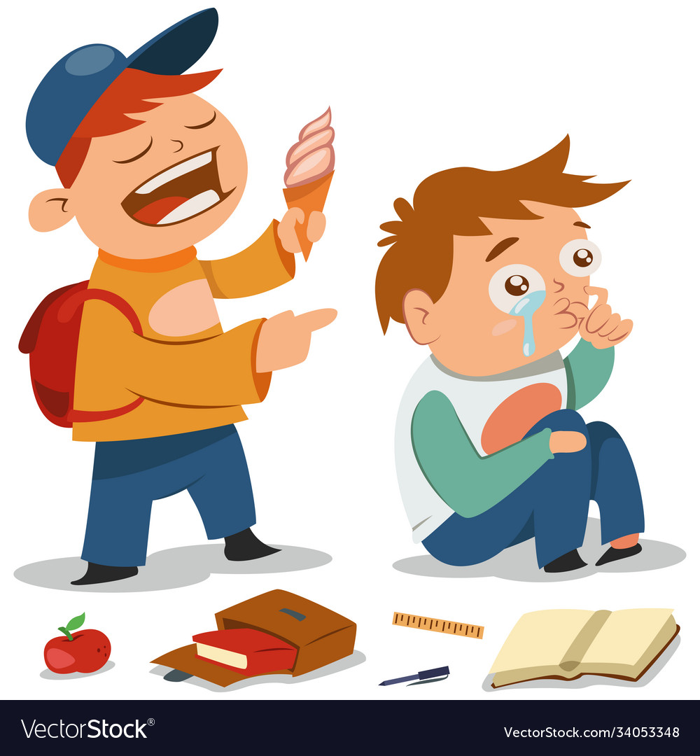 Bullying Royalty Free Vector Image Vectorstock