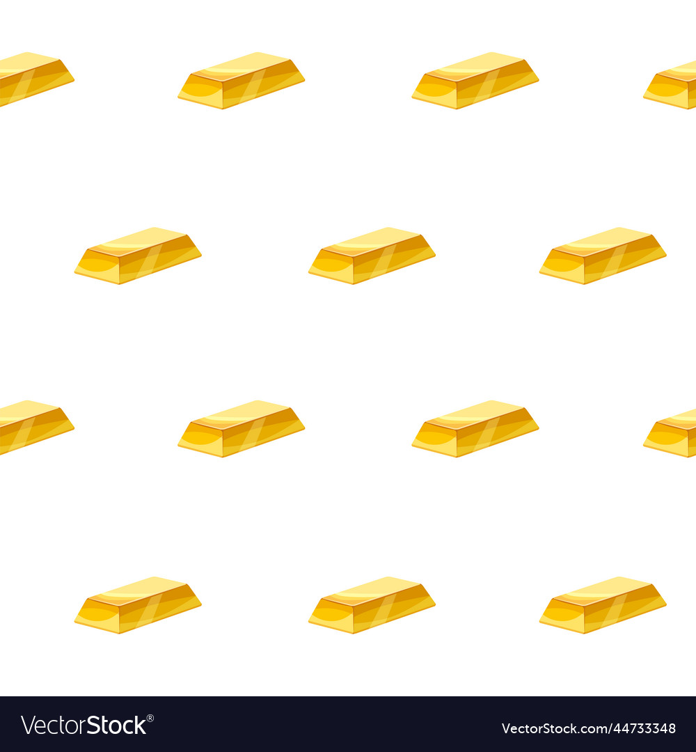 Gold bar seamless pattern bullions golden