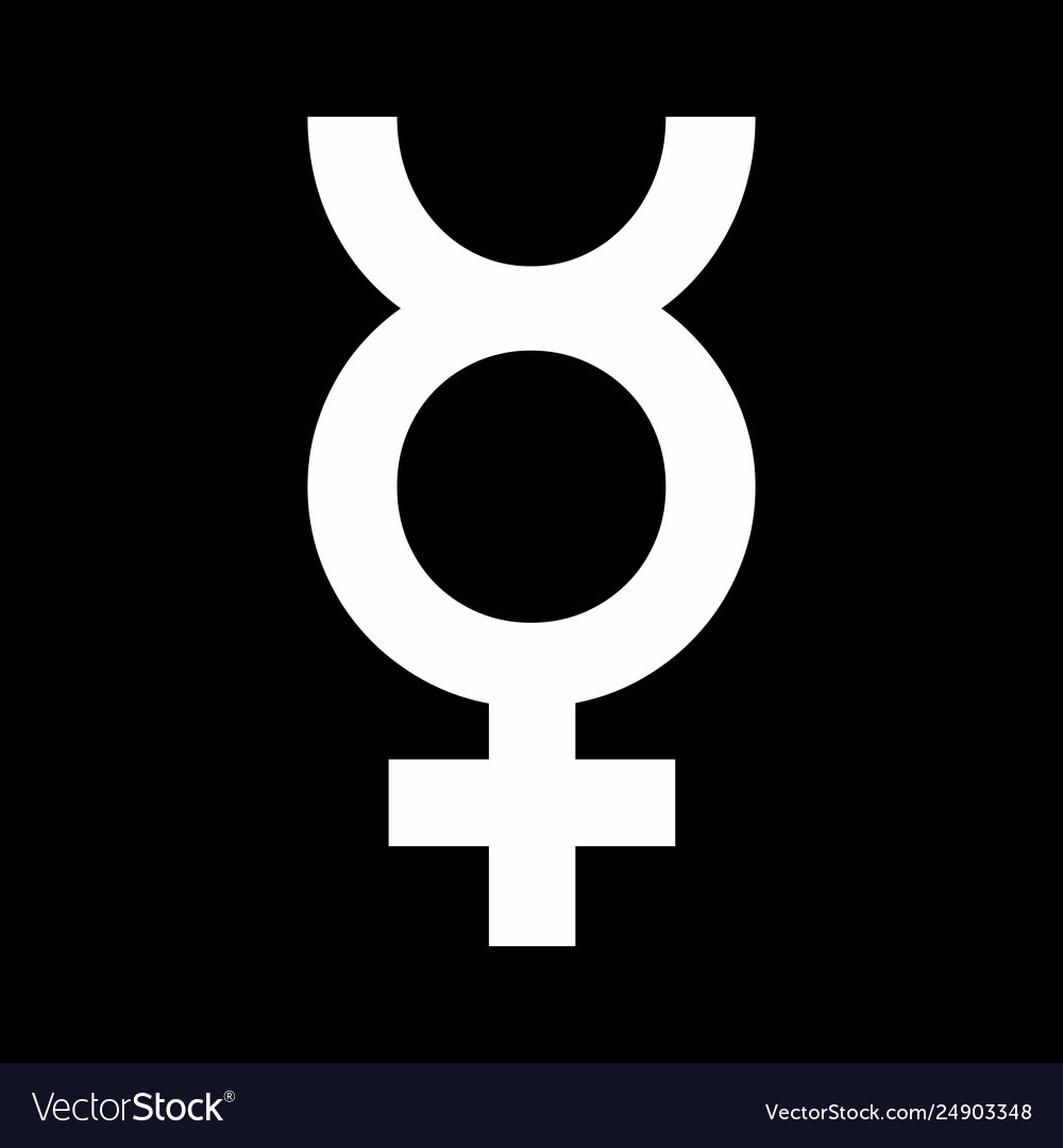 Mercury sign Royalty Free Vector Image VectorStock