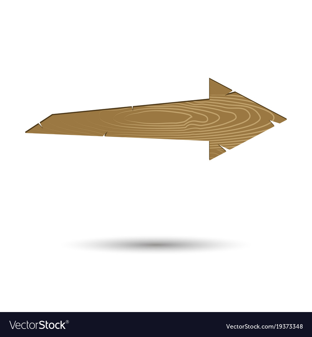 Pointer arrow wooden