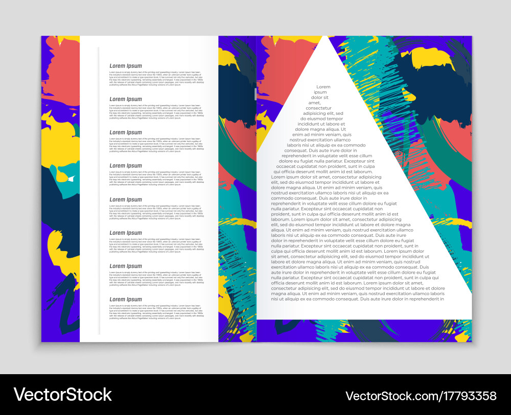 Abstract layout background set for art Royalty Free Vector