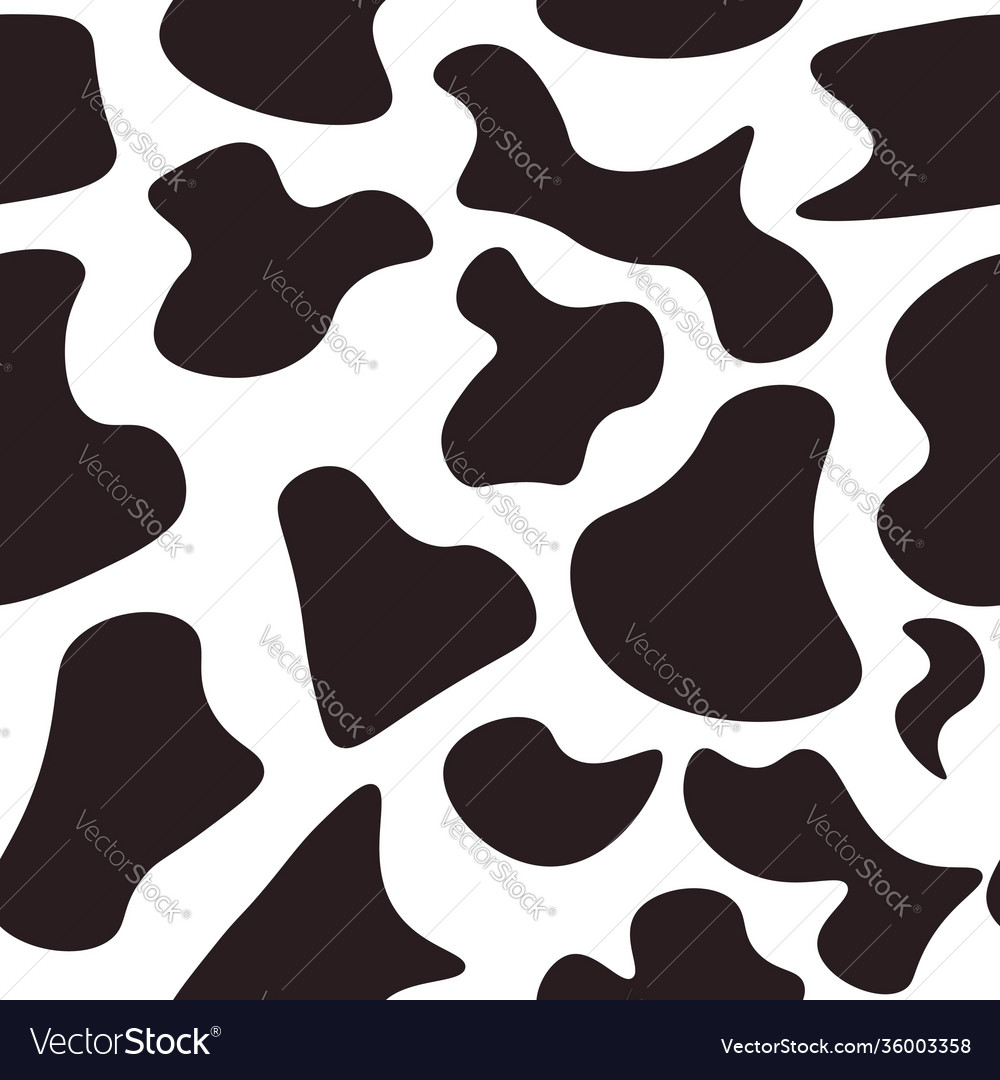Black and white seamless pattern with animal print vector image Black and white seamless pattern with animal print