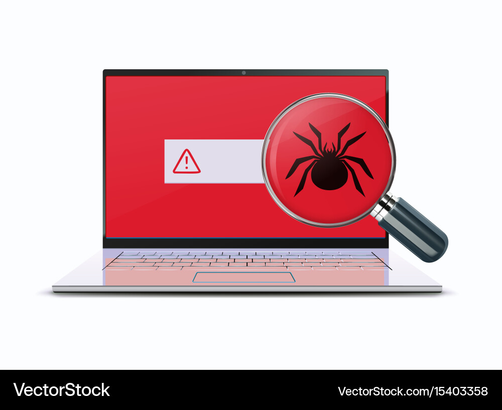 Computer viruses concept Royalty Free Vector Image