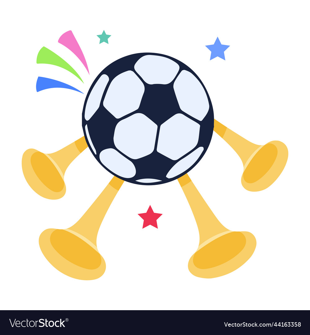 Football match Royalty Free Vector Image - VectorStock