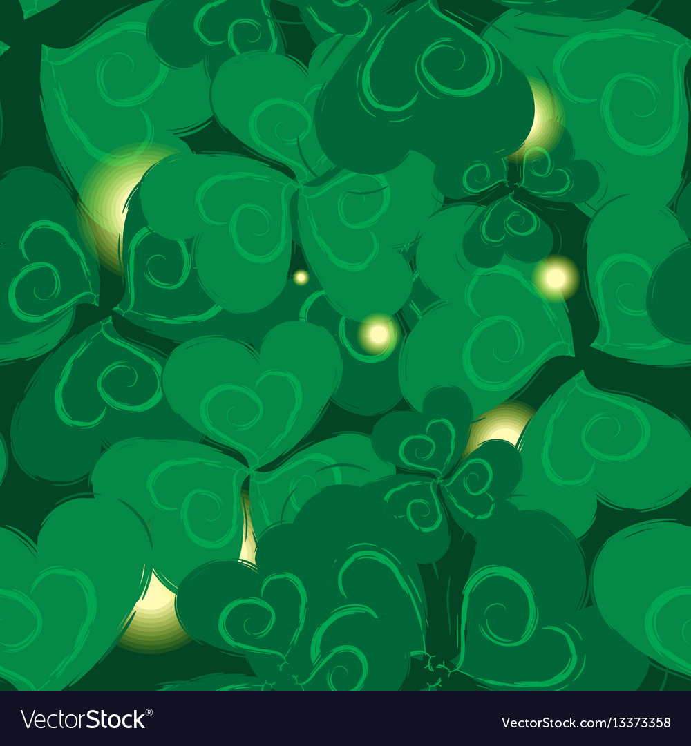 Shamrock pattern for st patrick day Royalty Free Vector