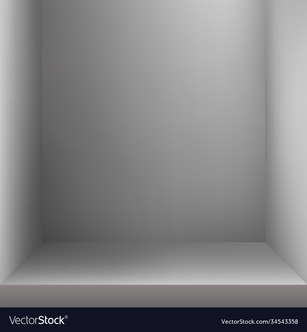 White studio background Royalty Free Vector Image