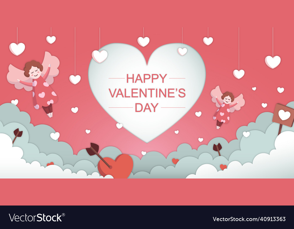 Valentines day holiday card web business