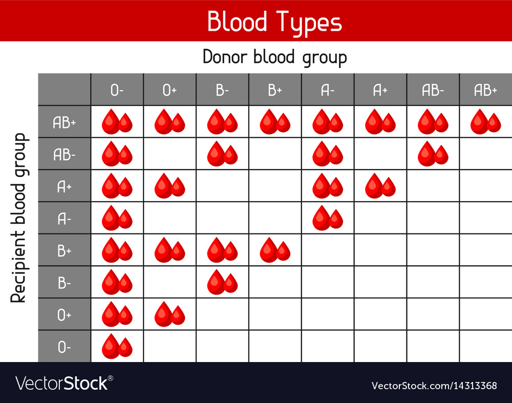 Printable Blood Type Chart