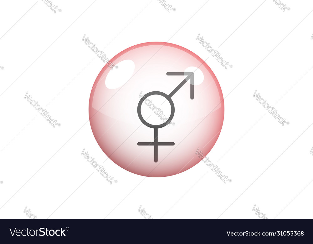 Gender symbol bubble love