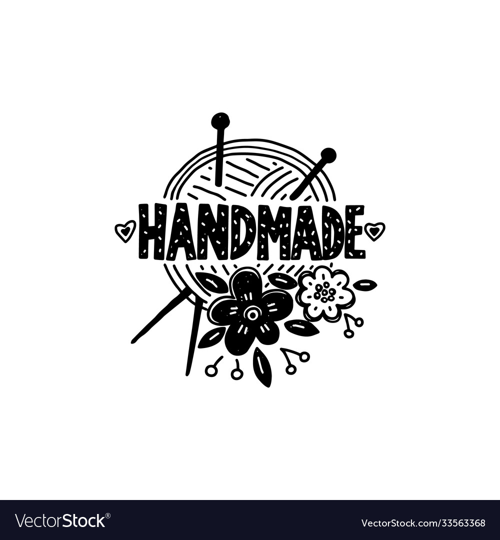 https://cdn4.vectorstock.com/i/1000x1000/33/68/handmade-logo-craft-knitted-product-vector-33563368.jpg